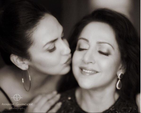 A day before she posted a candid pic with her mother from her recent photo shoot 
