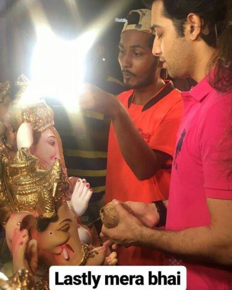 'Kasam' actor Sharad Malhotra too welcomed Ganpati like every year