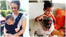 The latest pic of Shweta Tiwari's son Reyansh playing with pet dog is too ADORABLE!