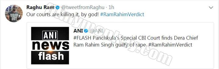 TV show host Raghu Ram
