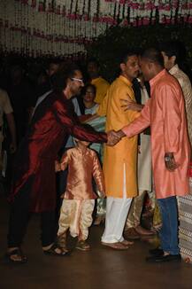IN PICS: Aamir Khan's 5-year-old son Azad STEALS THE SHOW in a dhoti-kurta set at the Ambani's Ganesh Chaturthi bash!