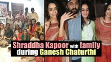 PICS: Shraddha Kapoor clicked with family during Ganesh Chaturthi celebrations!