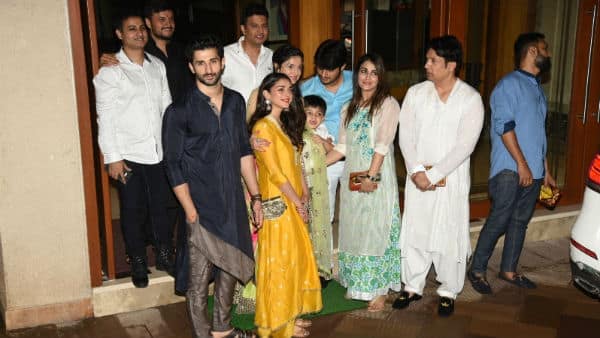 Here's the star=cast of Bhoomi posing together