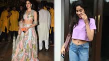 SEE PICS: After turning heads in her desi look at Ganeshotsav, Jhanvi Kapoor flaunts her CHIC side in a crop top on a lunch date!