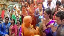 Ganesh Chaturthi 2017: IN PICS- Sachin Tendulkar & his family offer prayers at Lalbaugcha Raja!