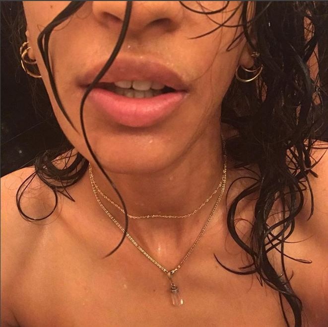 And this supposedly from her shower 2 months ago was funnily captioned 