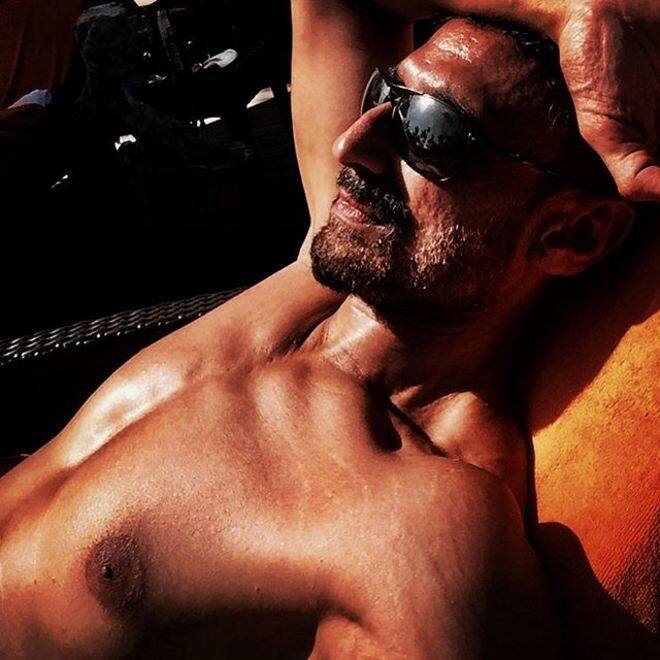 Rahul shared another picture of himself and writes -