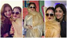 'Yo Ke Hua Bro' screening: The eternal Rekha steals the show from Shilpa, Bipasha, Shamita & others!