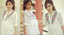 Mommy-to-be Soha Ali Khan flaunts BABY BUMP as she looks radiant in boho embroidered tunic!