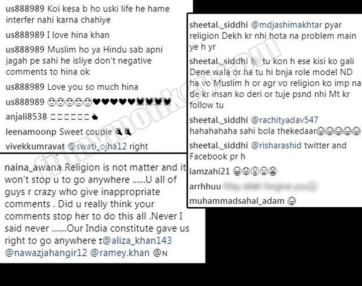 While the religious bashing continued, there were also many who came out in her support and spread the message of communal harmony asking haters to stop this trolling!