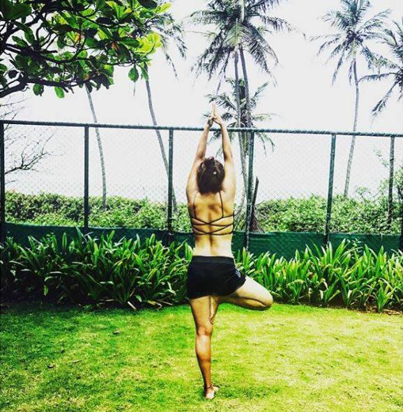 Debina also posted this hot pic while performing Yoga. The picture has been captioned as, 