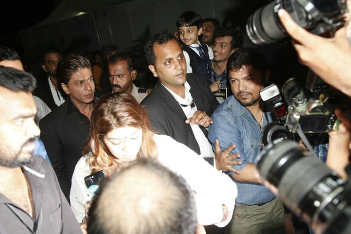 Superstar Shah Rukh Khan was also spotted at the event