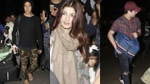 SEE PICS: Akshay Kumar, wife Twinkle & kids- Aarav & Nitara back from Switzerland!