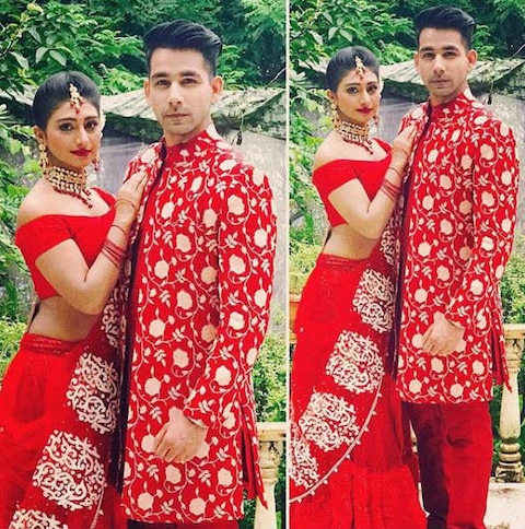 'Yeh Rishta Kya Kehlata Hai' couple Rishi Dev & Mohena Singh aka Naksh