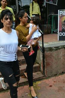 SEE PICS: Shahid Kapoor-Mira Rajput's BABY GIRL MISHA enjoying her CANDY in car!