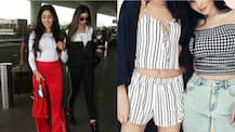 IN PICS: Sridevi's daughters- Jhanvi & Khushi's AIRPORT FASHION will remind you of the famous Jenner sisters- Kendall & Kylie!