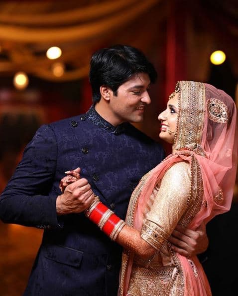 Check out some adorable pictures of Anas and Heena from the reception here...(Photo: Instagram)