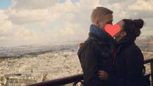 'Nach Baliye 8' couple Aashka Goradia & fiance Brent Goble's romantic KISS at Eiffel Tower!