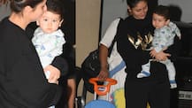 Kareena Kapoor Khan Birthday: Taimur Ali Khan looks excited leaving Nani Babita's home in Bandra post celebration!