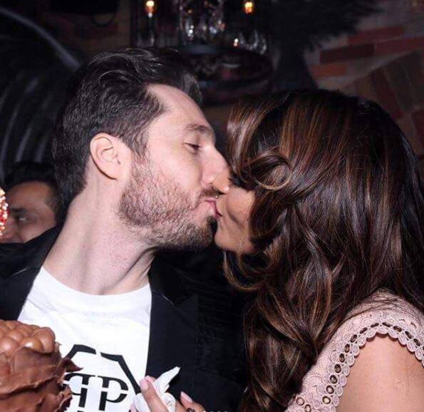 Shama posted this pic of her lip-lock with beau along with other birthday pics and captioned them as,