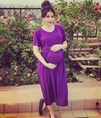 Soha is in her final trimester. (Photo: Instagram)