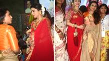 Rani Mukerji, Bhagyashree attend Durga Puja in Mumbai looking absolutely stunning!