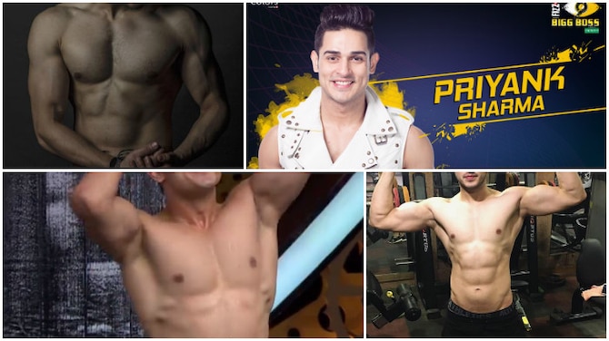 670px x 376px - These SHIRTLESS PICS of Bigg Boss 11 contestant Priyank Sharma proves he  will make girls go