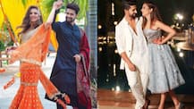 IN PICS: Actress Sargun Mehta looks GORGEOUS posing with hubby Ravi Dubey at her brother's wedding festivities!