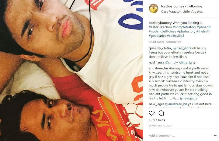 Here's another pic of Vikas Gupta with Parth which also broke the internet.  (Photo: Instagram)