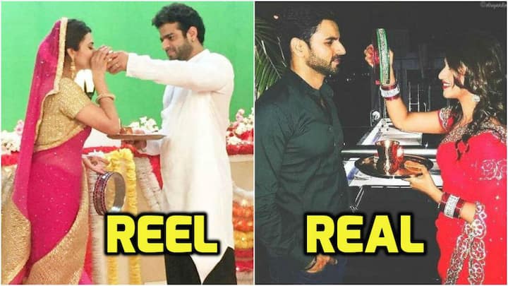And fans even compared her reel & real pic of Karwa Chauth on social media