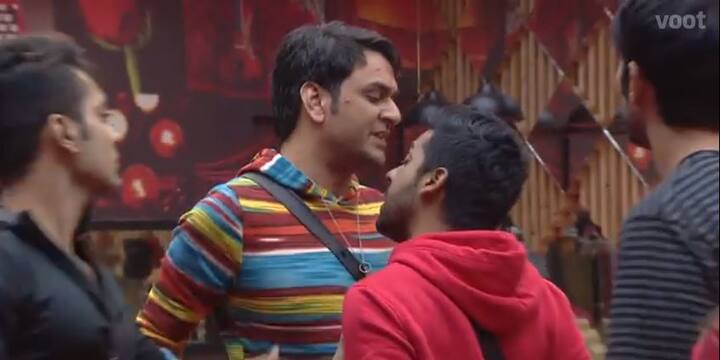 After which, Puneesh & Shivani also indulged into a war of words with Vikas. (PIC CREDIT: VOOT)