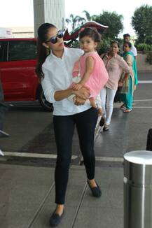 PICS: Shahid Kapoor's baby girl Misha Kapoor looks like a DOLL in mommy Mira Rajput's arms!