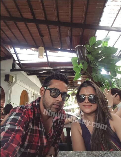 This picture shows Puneesh posing with a female friend making one believe that it is his wife but the truth is no where close! (Pic: Instagram)