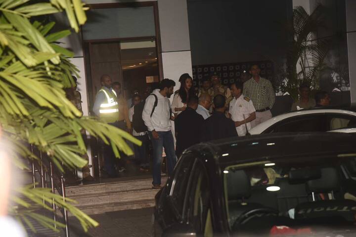 Abhishek, Aishwarya and Aaradhya return from Maldives after celebrating Big B's 75th B'day with whole Bachchan family
