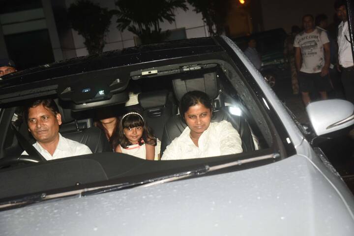 Abhishek, Aishwarya and Aaradhya return from Maldives after celebrating Big B's 75th B'day with whole Bachchan family
