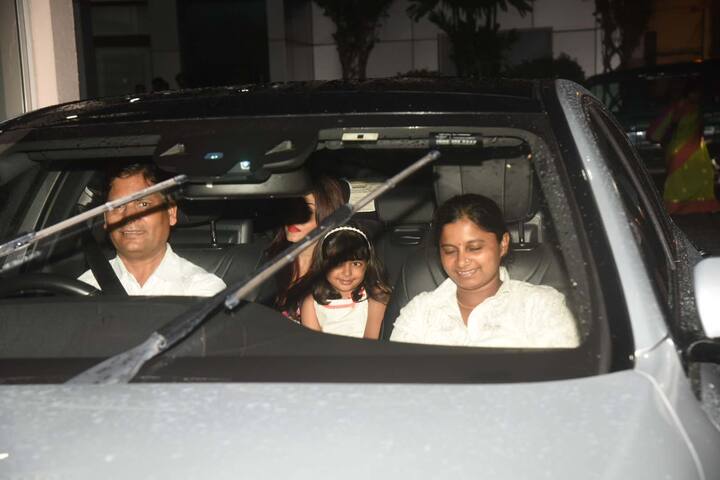 Abhishek, Aishwarya and Aaradhya return from Maldives after celebrating Big B's 75th B'day with whole Bachchan family