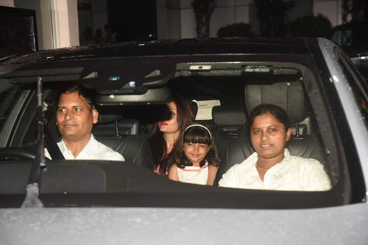 Abhishek, Aishwarya and Aaradhya return from Maldives after celebrating Big B's 75th B'day with whole Bachchan family