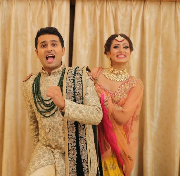 Here's the actress posing with her brother
