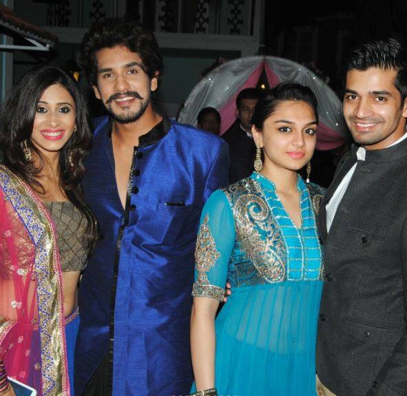 TV couple Kishwer Merchant and Suyyash Rai along with actor Vishal Singh too can be seen in the pic