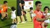 SEE PICS: MS Dhoni's daughter Ziva carries drink for her daddy at Celebrity Clasico match and her CUTENESS will melt your hearts!
