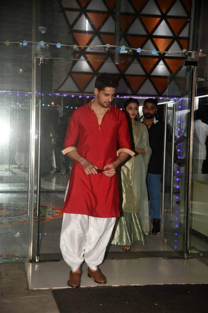 This was the very first occasion when Sid & Alia made an appearance together amid break-up rumors. (Photo: Manav Manglani)