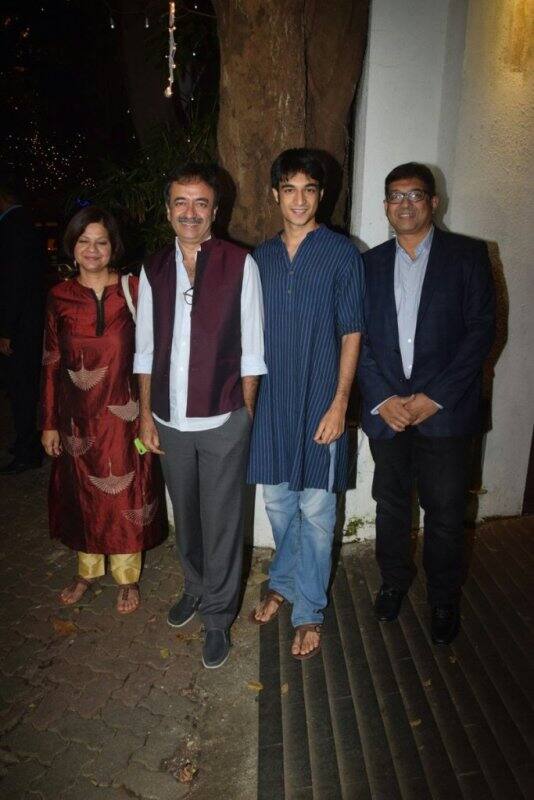 Filmmaker Raju Hirani with his family