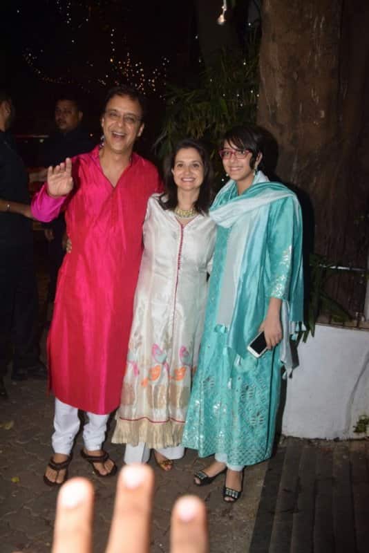 Vidhu Vinod Chopra & family