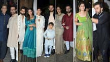 IN PICS: From Shah Rukh Khan, Sanjay Dutt, Saif-Kareena to Alia, Ranbir, Deepika, Shahid-Mira TOP Bollywood stars at Aamir Khan's DIWALI PARTY!