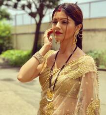 'Shakti: Astitva Ke Ehsaas Ki' actress Rubina Dilaik celebrates Diwali with boyfriend looking gorgeous in a saree!