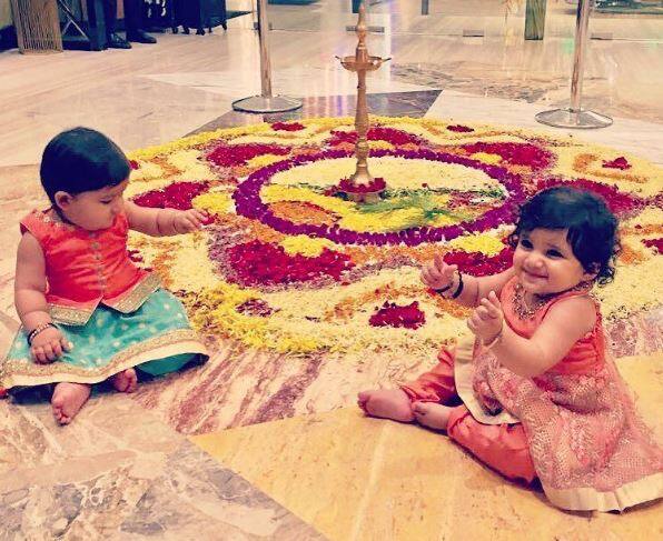 As their birthday was coinciding with Diwali this year, it was indeed a double celebration for the family. (Photo: Instagram)