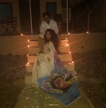Kavita Kaushik's first Diwali post marriage with Ronnit was in a jungle; Paints Laxmi-Ganesh with lipstick!