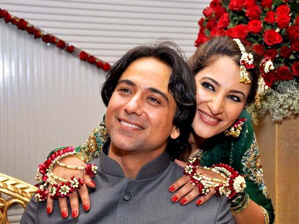 Rakshanda Khan with hubby Sachin Tyagi on their wedding
