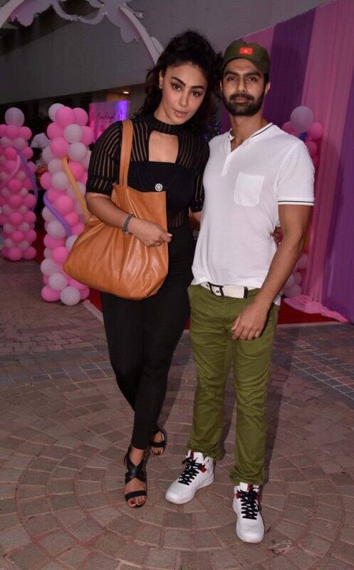 Ashmit Patel came with his fiancee Maheck Chahal.