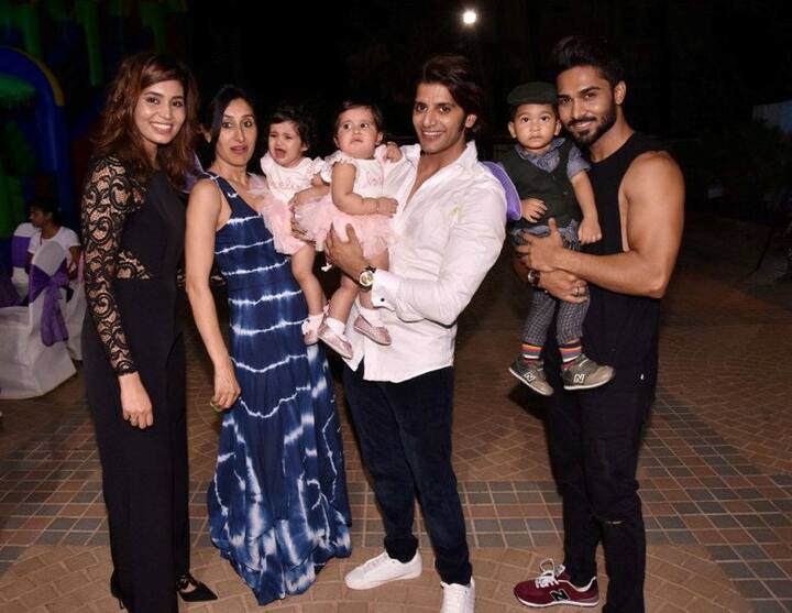 Choreographer Salman Yusuf Khan with wife and son 